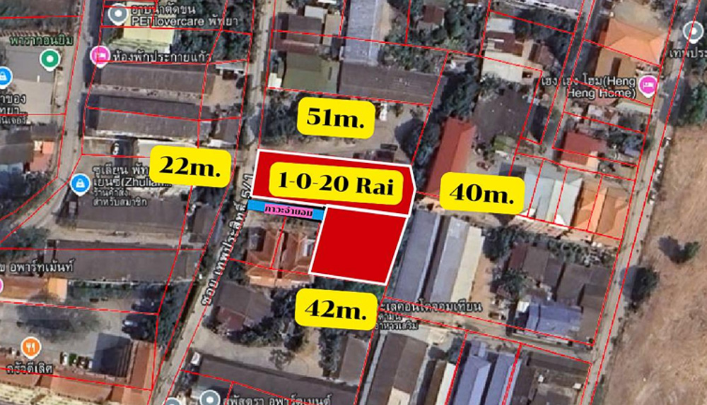 1-Rai Land Plot for Sale in Thepprasit-4