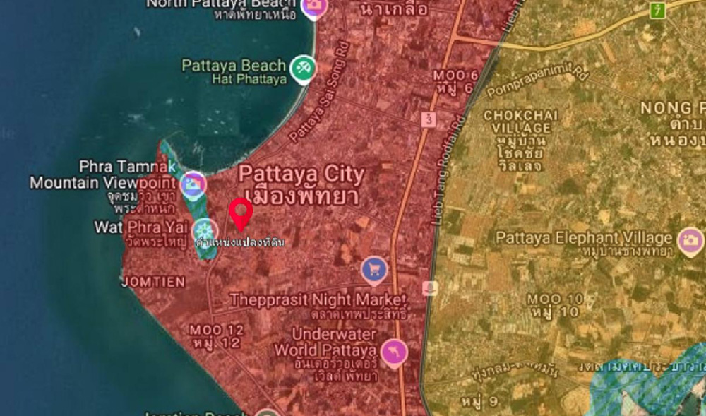 Land Plot for Sale in Thappraya, Pattaya-2