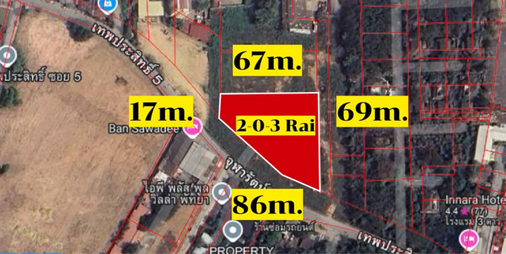 Land Plot for Sale in Thepprasit-4